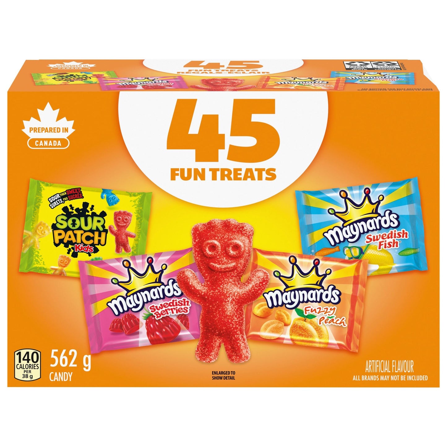 Maynards, Assorted Gummy Candy (Pack of 45), 562 g