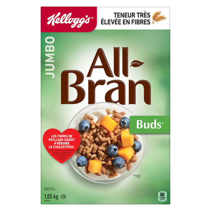 Kellogg's All-Bran Buds Cereal, 1050g, Bran Buds, 1.05 kg