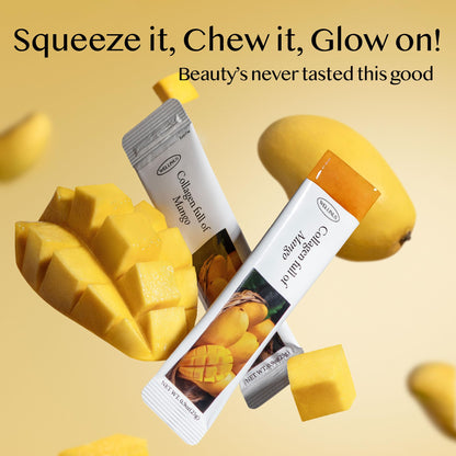 WELLINUS Collagen Jelly Sticks: Pomegranate, Mango & Blueberry Variety Pack (75 Count) – Glowing Skin, Healthy Hair & Strong Nails