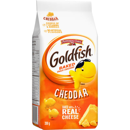 PEPPERIDGE FARM Goldfish Cheddar Crackers, 200 Grams