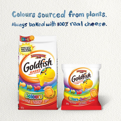 Goldfish Colours Crackers, 6 Snack Packs, 26 Grams