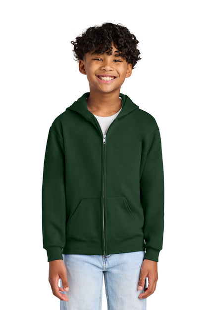 Jerzees® - Youth NuBlend® Full-Zip Hooded Sweatshirt.  993B