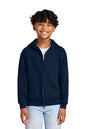 Jerzees® - Youth NuBlend® Full-Zip Hooded Sweatshirt.  993B