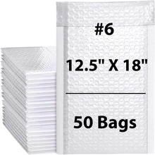Premium 12.5x18" Bubble Mailers | 50 Pack – Secure, Lightweight & Waterproof Poly Envelopes for Shipping
