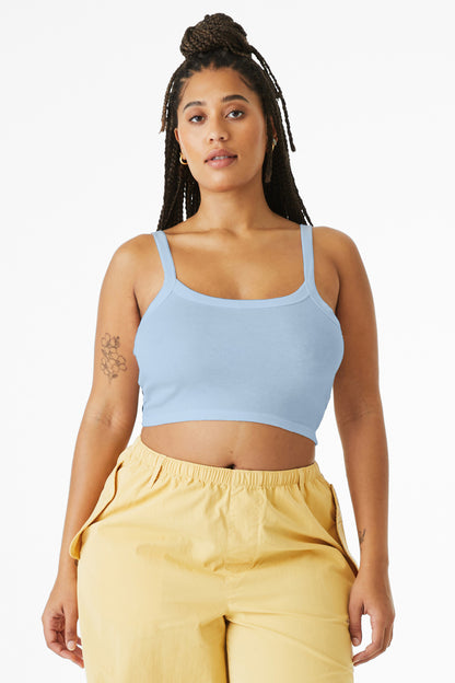 BELLA+CANVAS® Women's Micro Rib Spaghetti Strap Tank BC1012