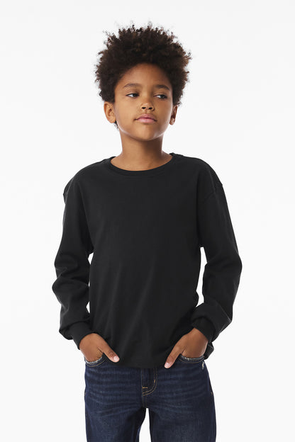 BELLA+CANVAS® Youth 6-Ounce Heavyweight Long Sleeve Tee BC3511Y