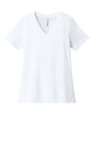 BELLA+CANVAS® Women's Relaxed Heather CVC V-Neck Tee BC6405CVC