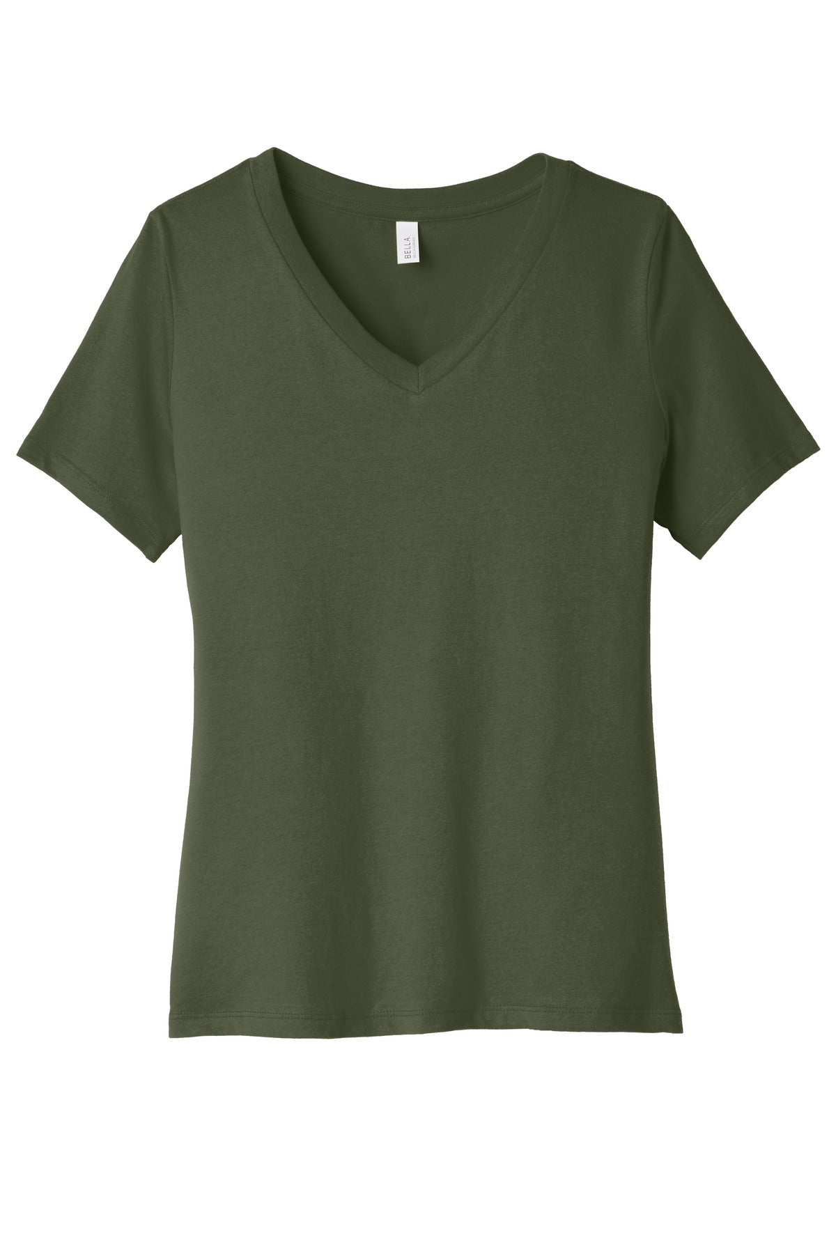 BELLA+CANVAS ® Women's Relaxed Jersey Short Sleeve V-Neck Tee. BC6405
