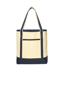 Port Authority® Large Cotton Canvas Tote. BG413