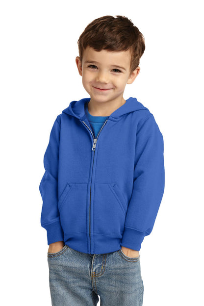 Port & Co™ Toddler Core Fleece Full-Zip Hooded Sweatshirt. CAR78TZH