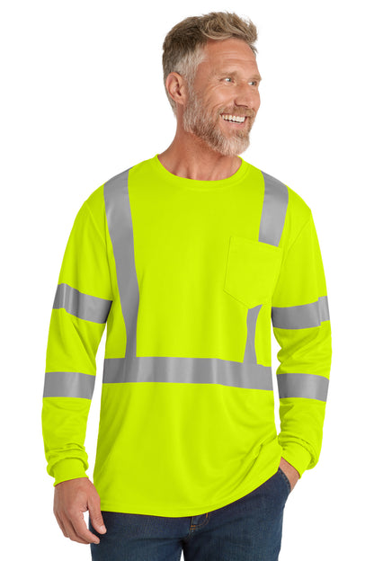CornerStone ® ANSI 107 Class 3 Mesh Long Sleeve Tee. CS203