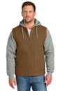 CornerStone® Duck Fleece Full-Zip Hooded Jacket CSJ42