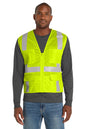 CornerStone ® ANSI 107 Class 2 Mesh Six-Pocket Zippered Vest. CSV104