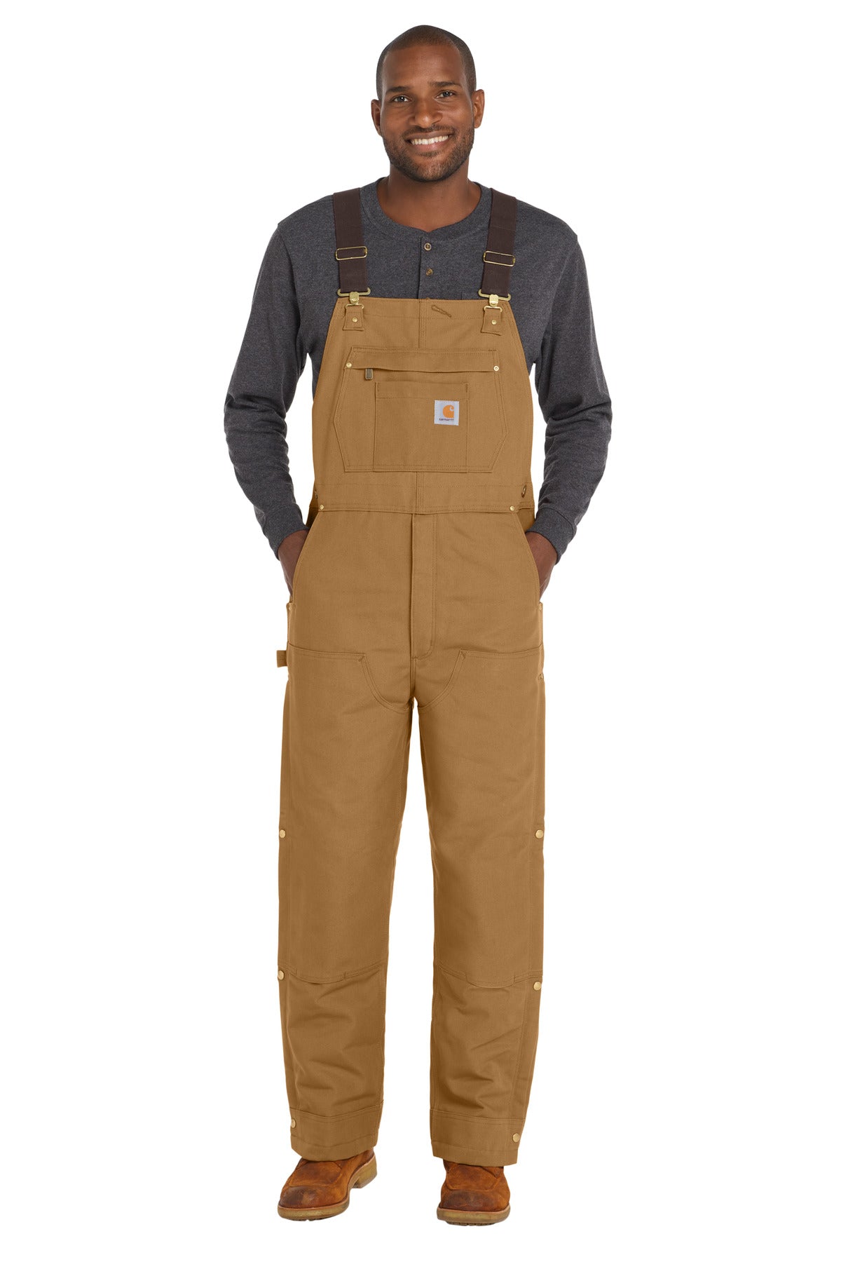 Carhartt® Tall Firm Duck Insulated Bib Overalls CTT106672