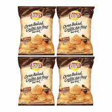 Baked Lay's BBQ Potato Crisps - Oven Baked Snacks (1.125 oz Bags, 4 Pack)