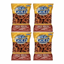 Rold Gold Classic Thins Pretzels - Crispy 4 Snack Pack (47g Bags)