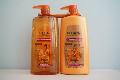 L'Oreal Paris Hair, Extraordinary Oil Shampoo and Conditioner 828ml