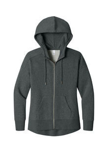 District ® Women's Perfect Weight ® Fleece Drop Shoulder Full-Zip Hoodie DT1104