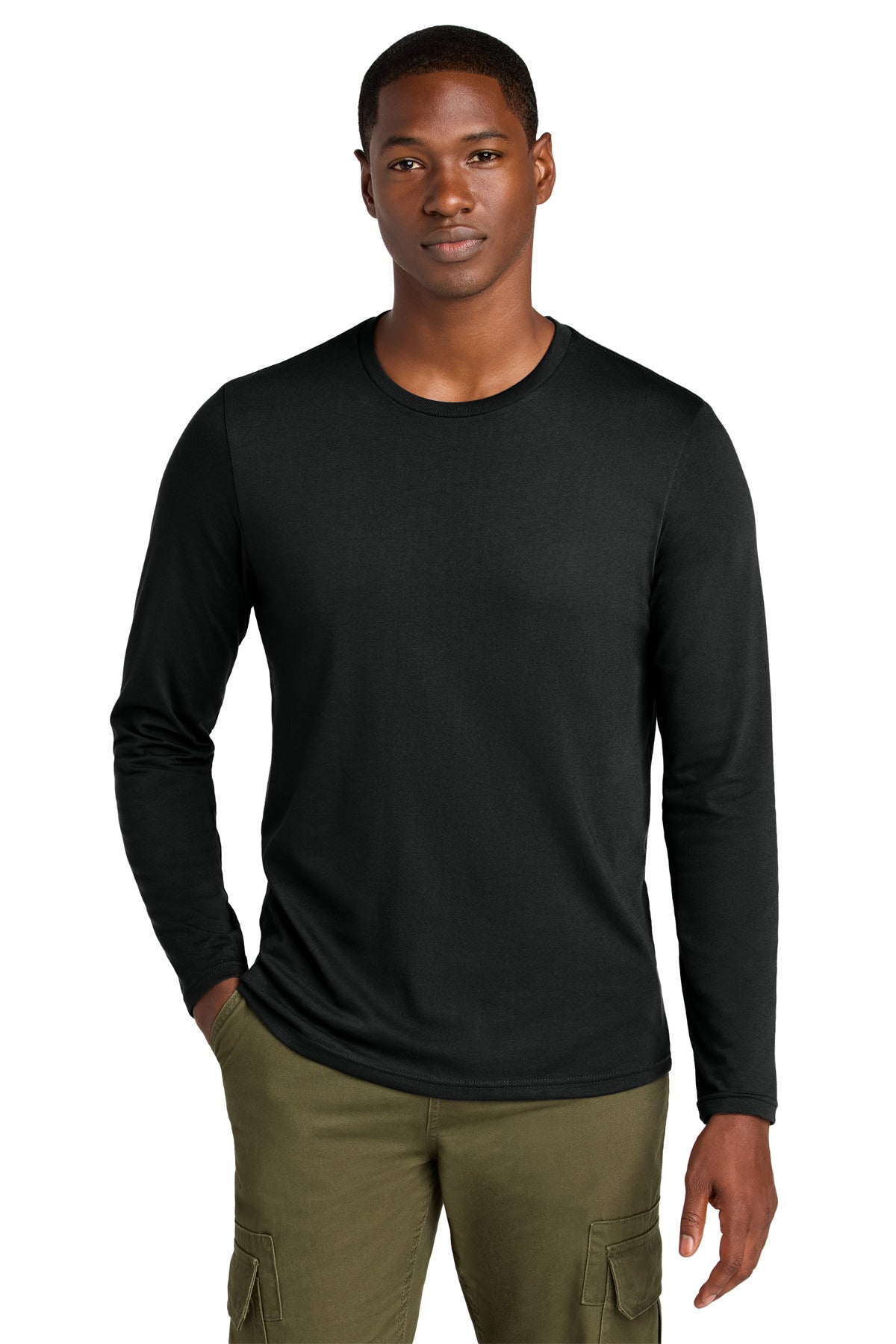 District® Perfect Weight® CVC Long Sleeve Tee DT185
