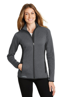 Eddie Bauer® Women's Full-Zip Heather Stretch Fleece Jacket. EB239