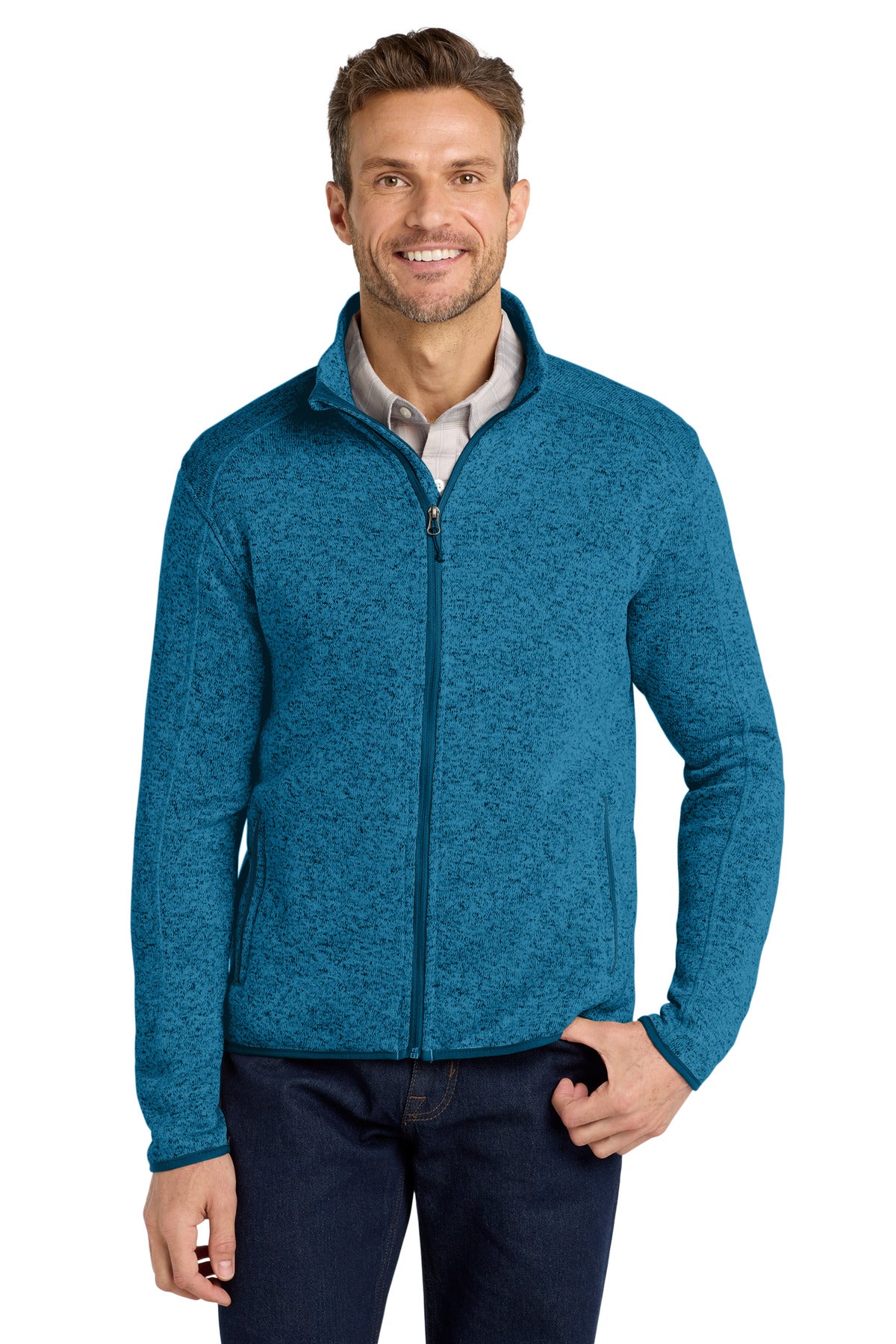Port Authority® Sweater Fleece Jacket. F232