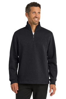 Port Authority® Slub Fleece 1/4-Zip Pullover. F295