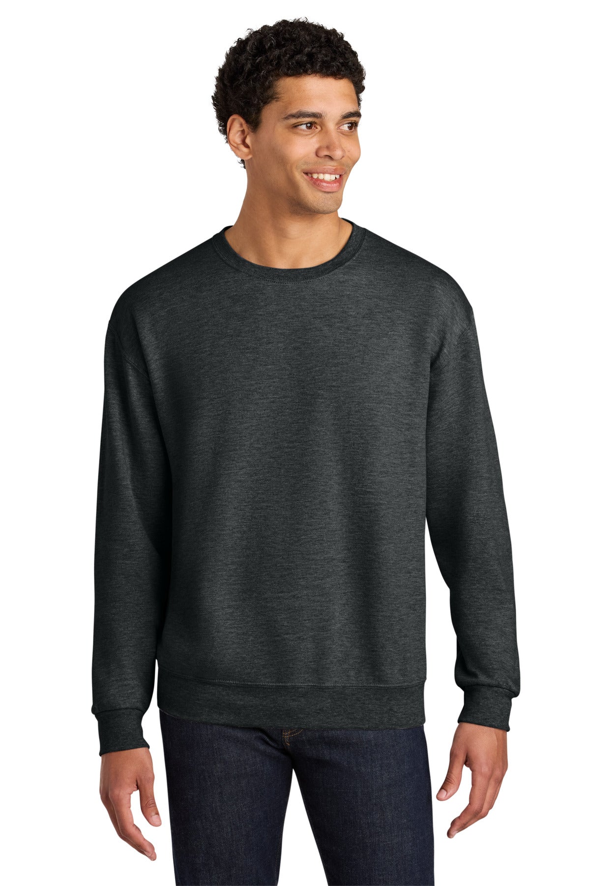Jerzees Ultimate™ Unisex CVC Ring Spun Crewneck Sweatshirt IC48M