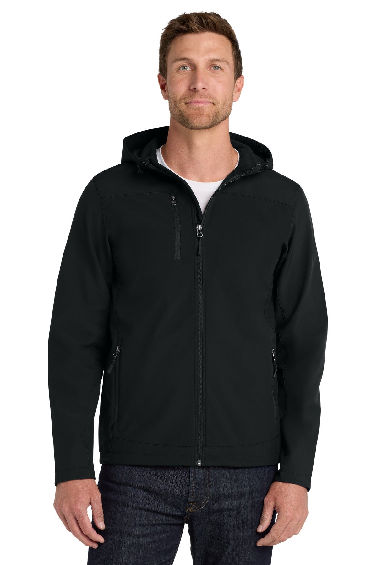 Port Authority® Hooded Core Soft Shell Jacket. J335