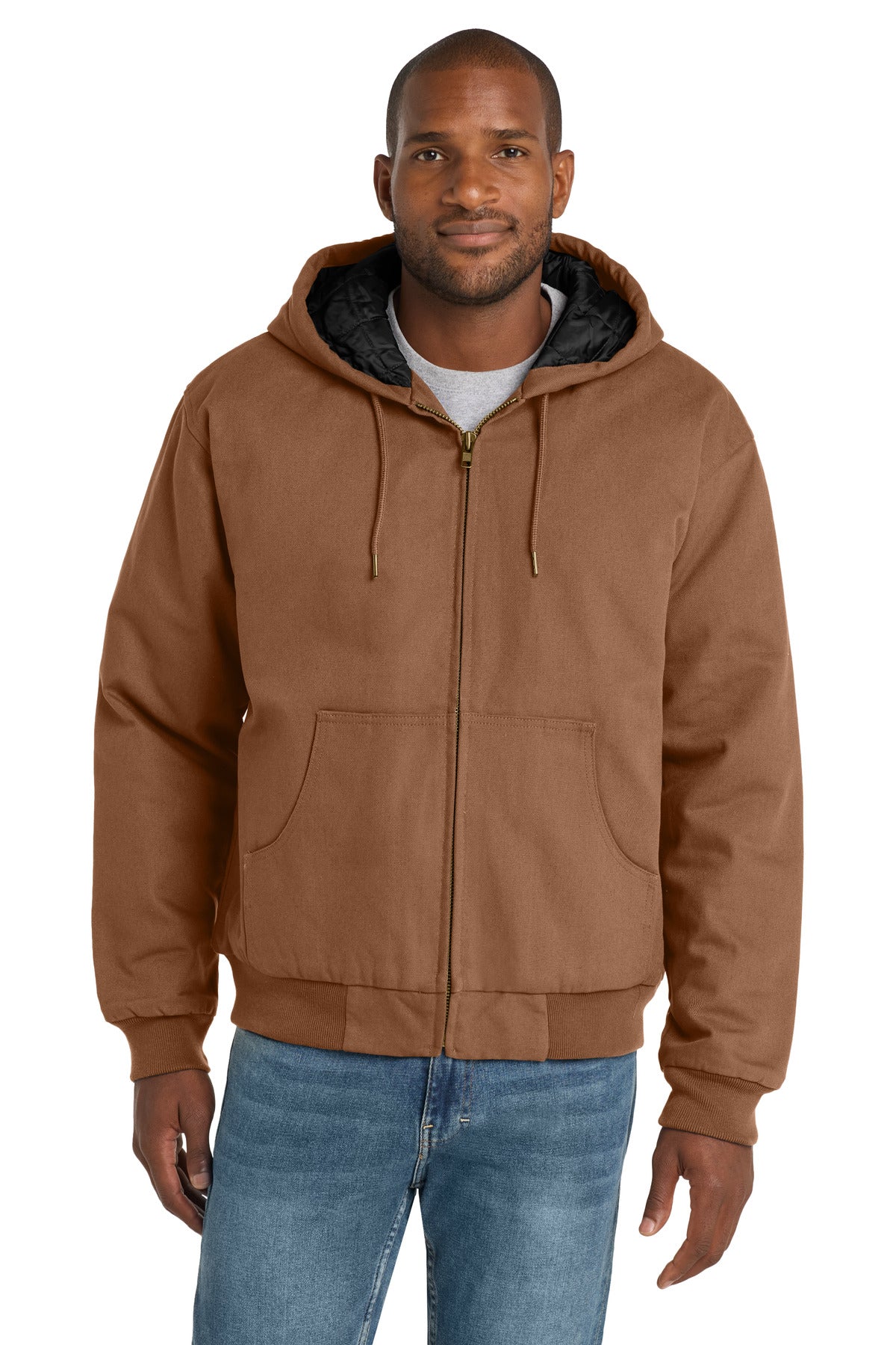 CornerStone® - Duck Cloth Hooded Work Jacket.  J763H