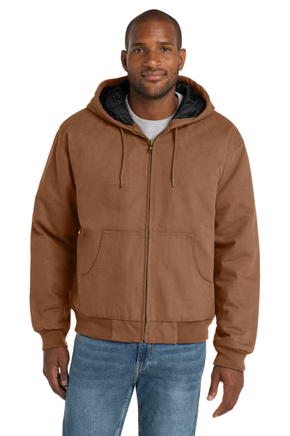 CornerStone® - Duck Cloth Hooded Work Jacket.  J763H