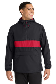 Sport-Tek® Zipped Pocket Anorak. JST65