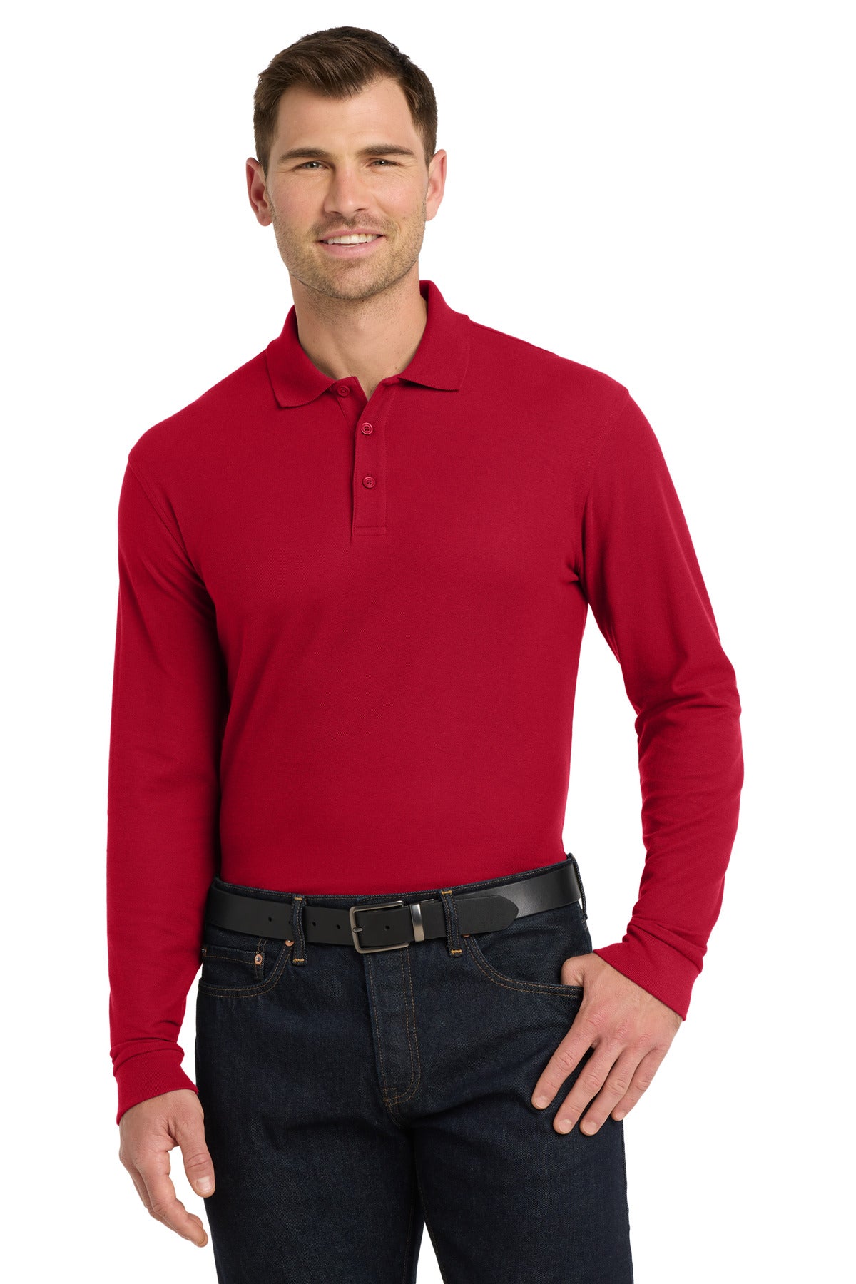 Port Authority® Long Sleeve Core Classic Pique Polo. K100LS