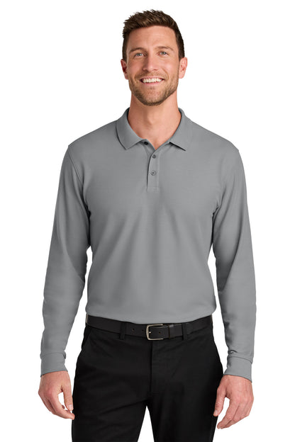 Port Authority® Wearever Signature Pique Long Sleeve Polo K200LS