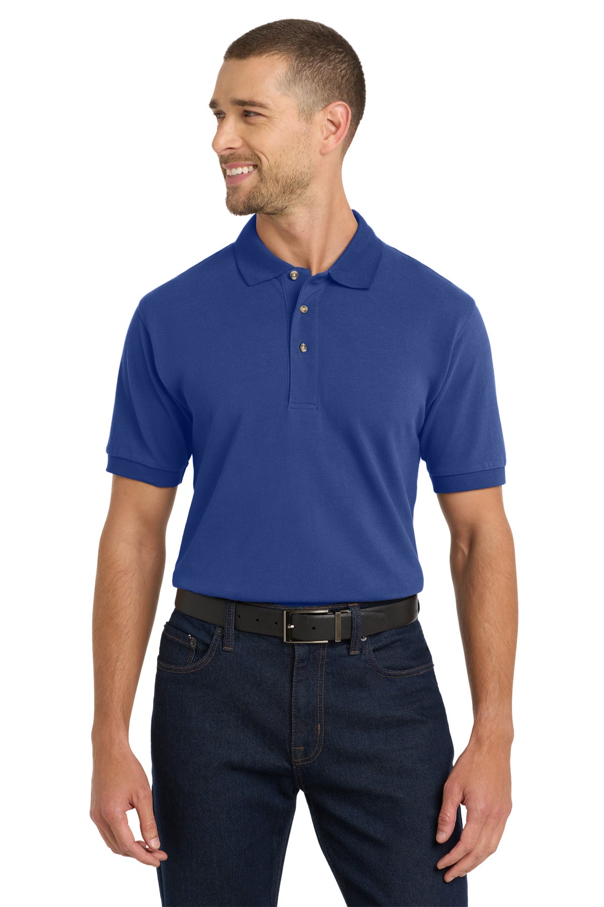 Port Authority® Heavyweight Cotton Pique Polo.  K420