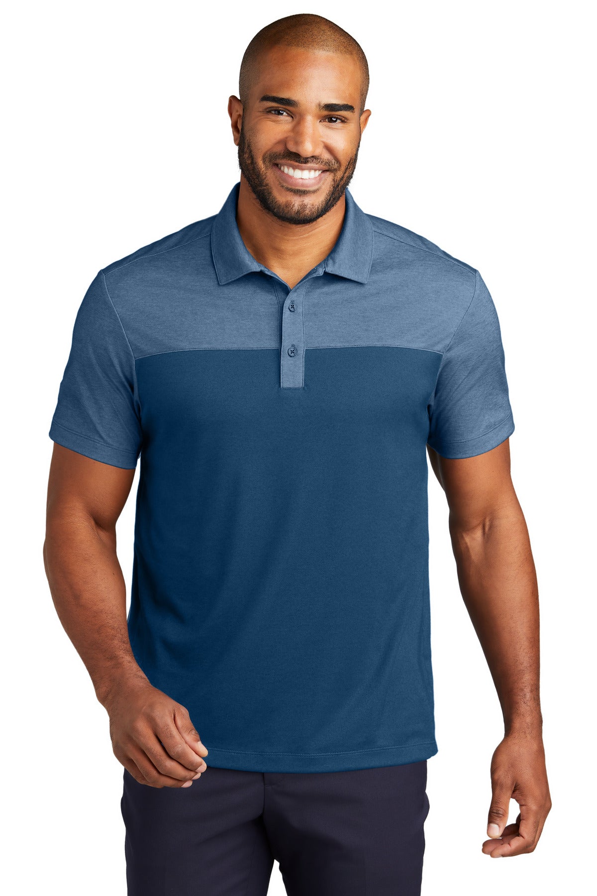 Port Authority® Fine Pique Blend Blocked Polo K831