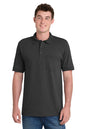 Port & Co™ Core Blend Jersey Knit Pocket Polo. KP55P