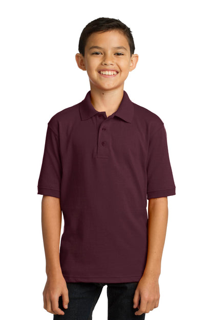 Port & Co™ Youth Core Blend Jersey Knit Polo. KP55Y