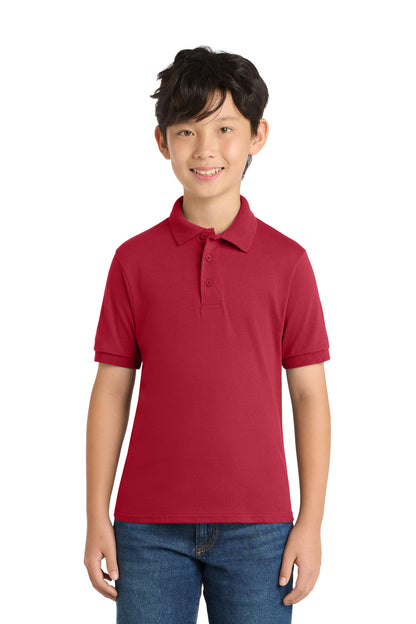 Port & Co™ Youth Core Blend Jersey Knit Polo. KP55Y