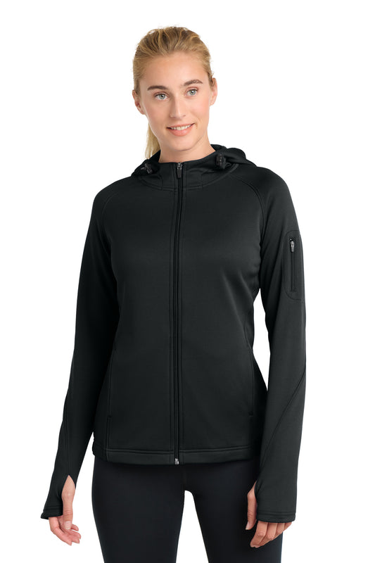 Sport-Tek® Women's Tech Fleece Full-Zip Hooded Jacket. L248