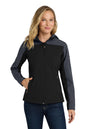 Port Authority® Women's Hooded Core Soft Shell Jacket. L335