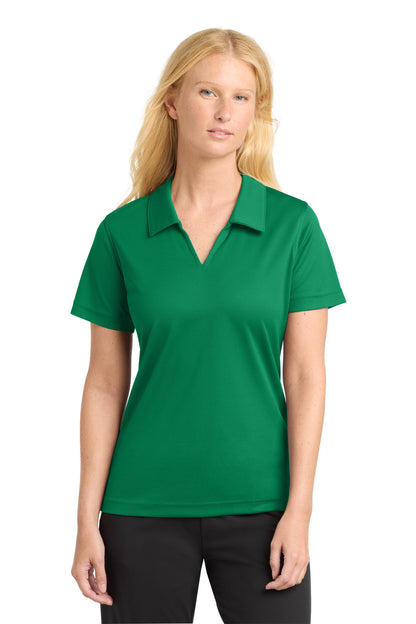 Sport-Tek® Women's Dri-Mesh® V-Neck Polo.  L469