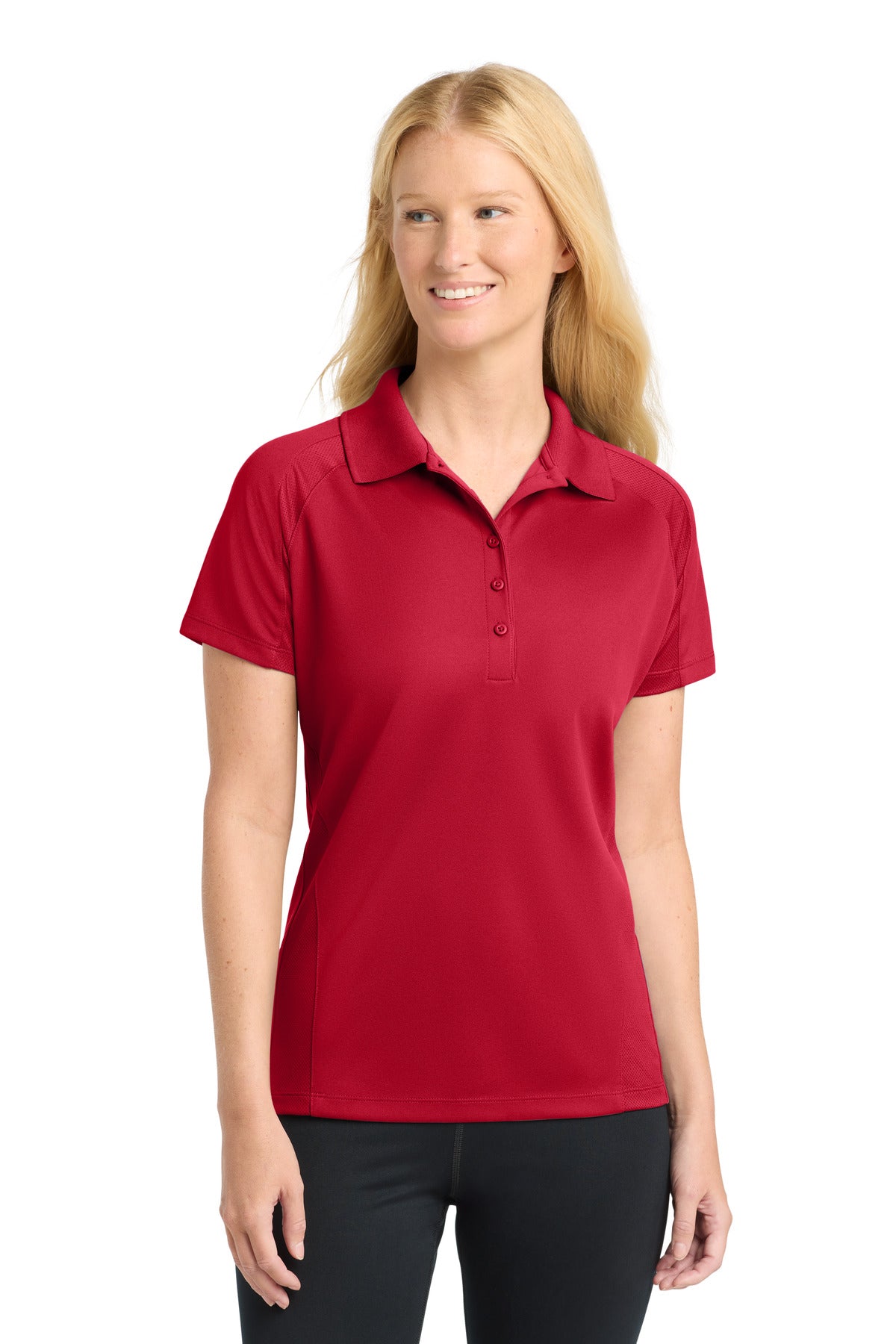 Sport-Tek® Women's Dri-Mesh® Pro Polo. L474