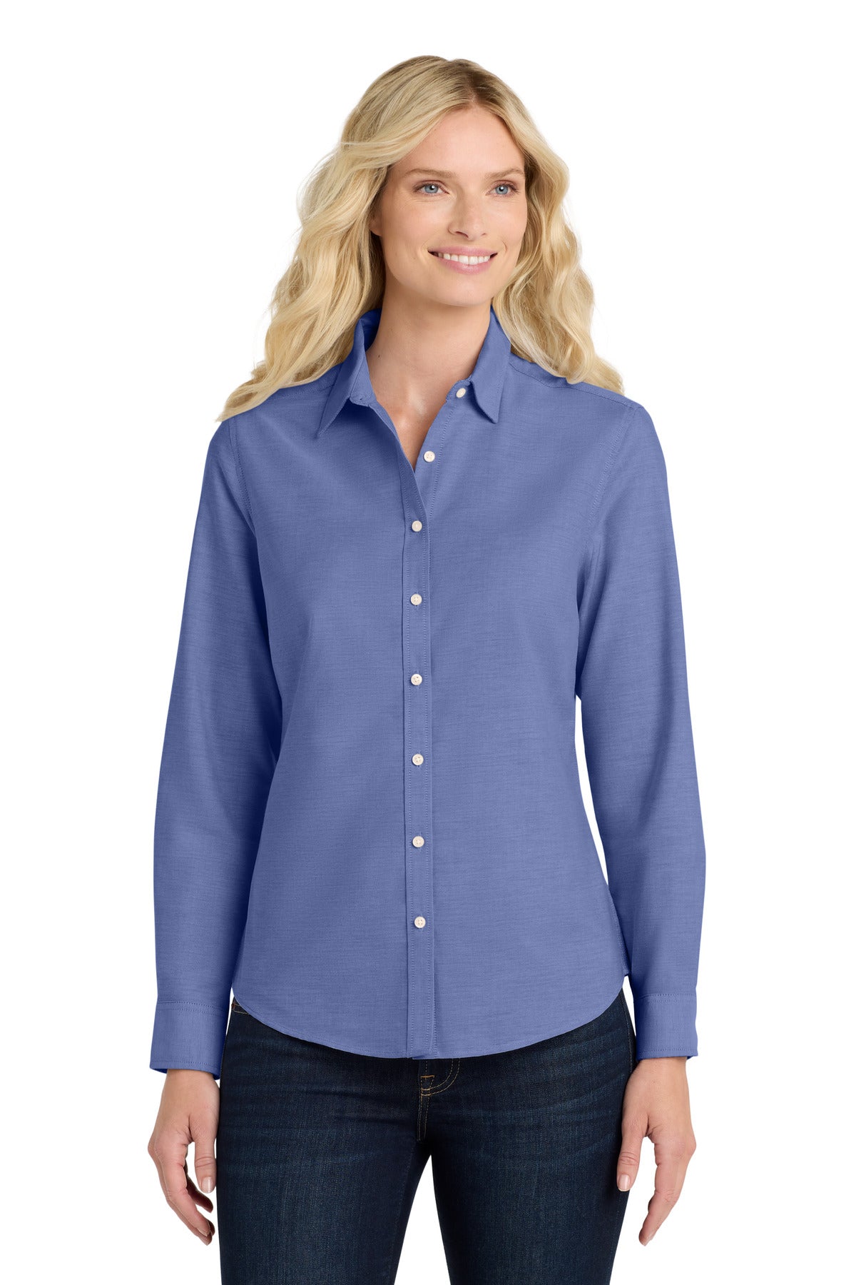 Port Authority® Women's SuperPro™ Oxford Shirt. L658