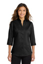 Port Authority® Women's 3/4-Sleeve SuperPro™ Twill Shirt. L665