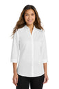 Port Authority® Women's 3/4-Sleeve SuperPro™ Twill Shirt. L665