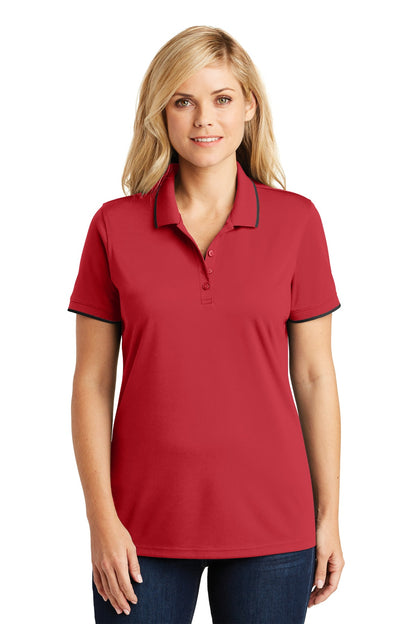 Port Authority® Women's Dry Zone® UV Micro-Mesh Tipped Polo. LK111