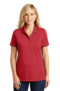 Port Authority® Women's Dry Zone® UV Micro-Mesh Tipped Polo. LK111