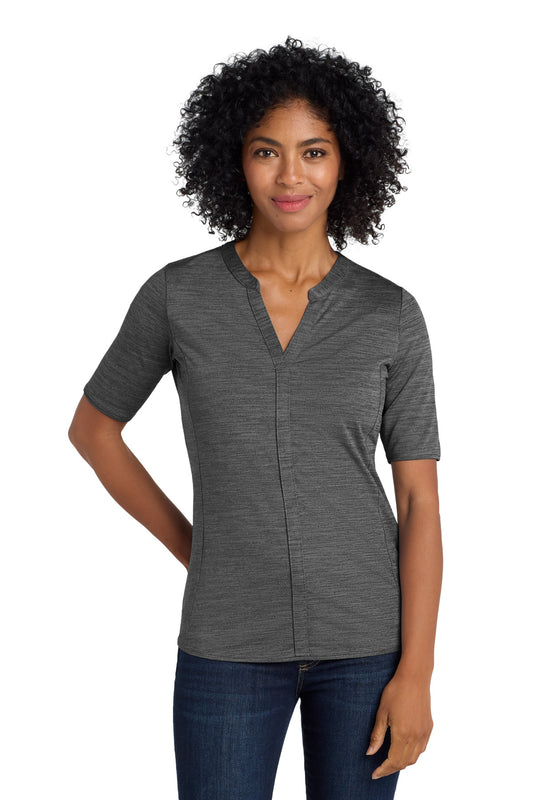 Port Authority ® Women's Stretch Heather Open Neck Top  LK583
