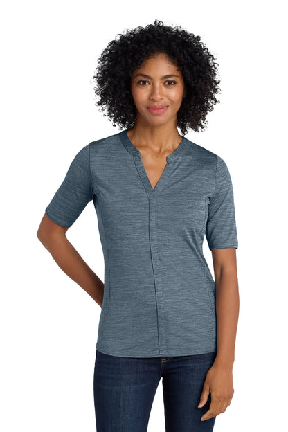 Port Authority ® Women's Stretch Heather Open Neck Top  LK583