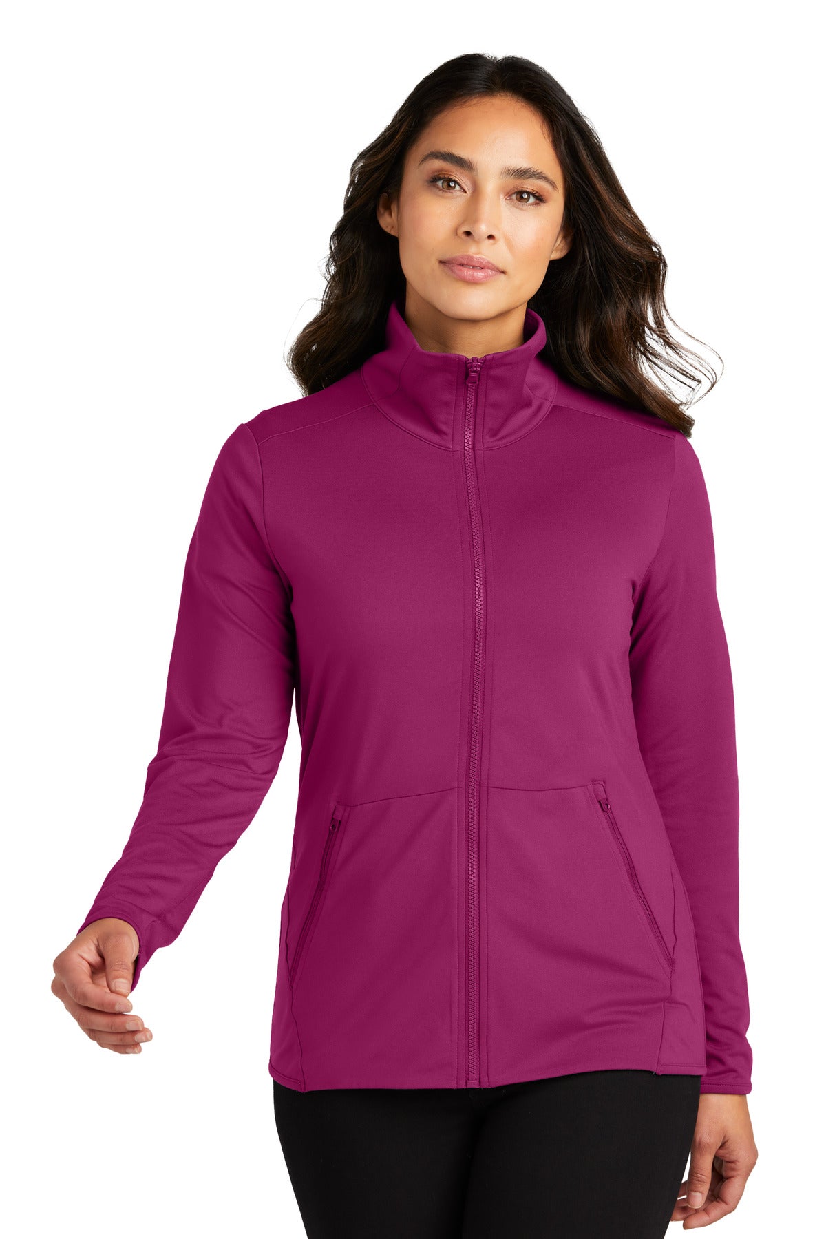 Port Authority® Women's Accord Stretch Fleece Full-Zip LK595